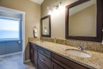 Master Bathroom with 2 sinks, jetted tub and walk in shower 